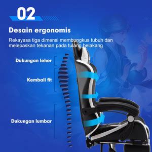 Jual DARWIN KEEP Kursi Gaming Kursi Kantor Profesional Kursi