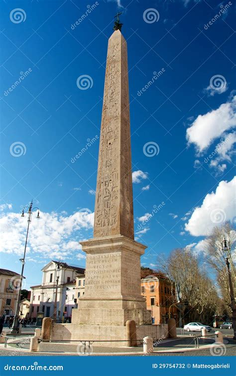 Egyptian Obelisk In Piazza San Giovanni Rome Italy Stock Photo Image