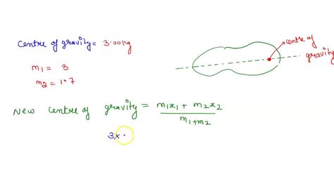 Solved Constants The Center Of Gravity Of An Irregular Object Of Mass