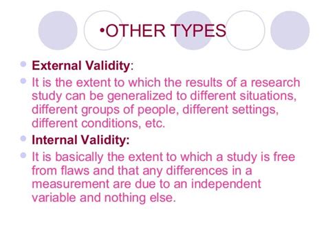 Validity Its Types Measurement And Factors