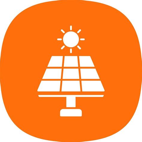 Solar Panel Glyph Curve Icon Vector Art At Vecteezy