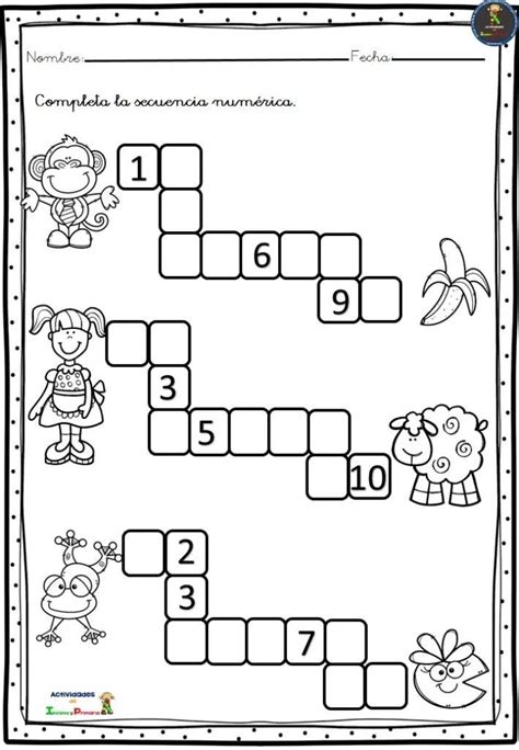 Pin de Amira en انشطه Secuencias numericas Actividades de