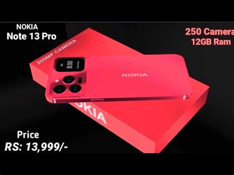 Nokia Note 13 Pro 6000mAh Battery 200Camera 5G Ultra HD 12GB Ram