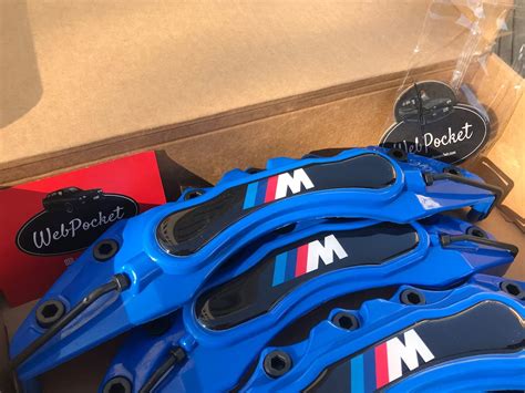 Couvercles D Trier De Frein Pc Pour Bmw M Power Blue E E Etsy