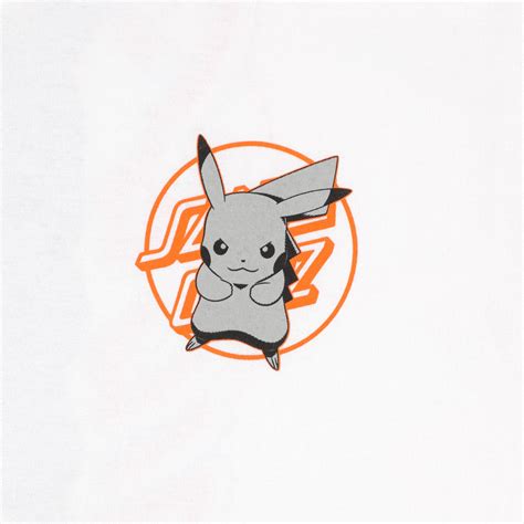 Santa Cruz Pokemon SC Pikachu T-Shirt - white | Tactics