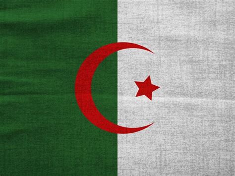 Premium Photo Algerian Flag