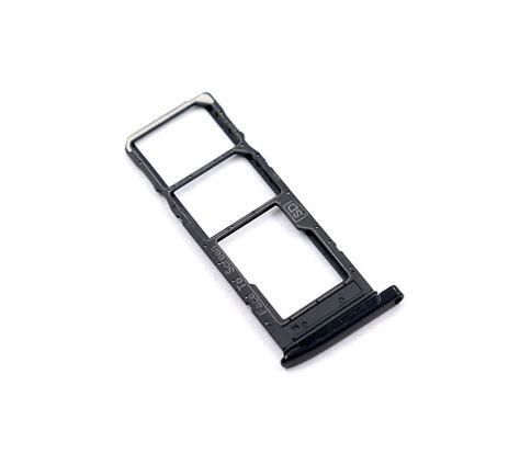 Porta Tarjeta Dual Sim Y Sd Para Motorola Moto G Negro Original