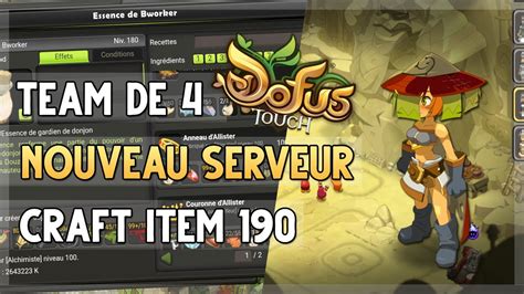 DOFUS TOUCH NOUVEAUX SERVEUR ON DROP DES RESSOURCES POUR PREPARER