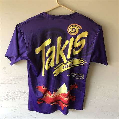 Takis Fuego Chips 3d Junk Food T Shirt Xl Tee Purple Gem