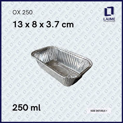 Jual Ml Ox Ox Aluminium Foil Tray Tanpa Tutup Shopee