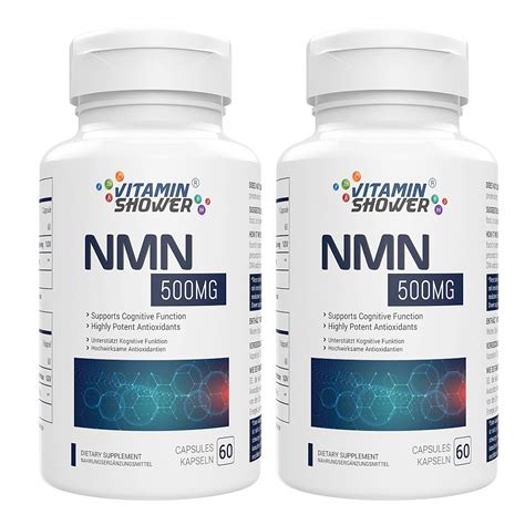 Buy Vitamin Shower NMN Supplement 500mg Nicotinamide Mononucleotide