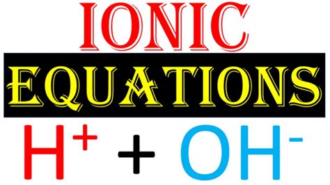 How To Write Net Ionic Equations In Chemistry Simplified Youtube