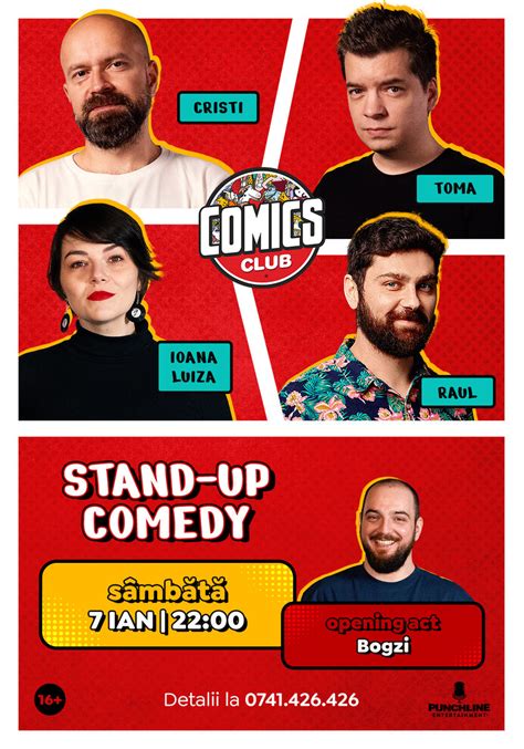 Bilete Stand Up Cu Cristi Toma Raul I Ioana Luiza La Comicsclub