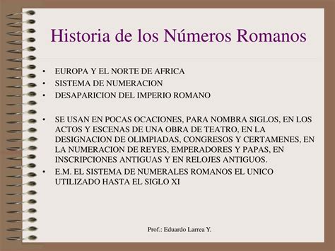 PPT Los Números Romanos PowerPoint Presentation free download ID