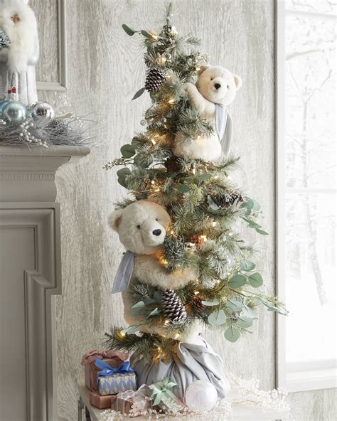 Ditz Designs By The Hen House Frosted Pastel Play 4 Christmas Tree With Polar Bears Neiman Marcus