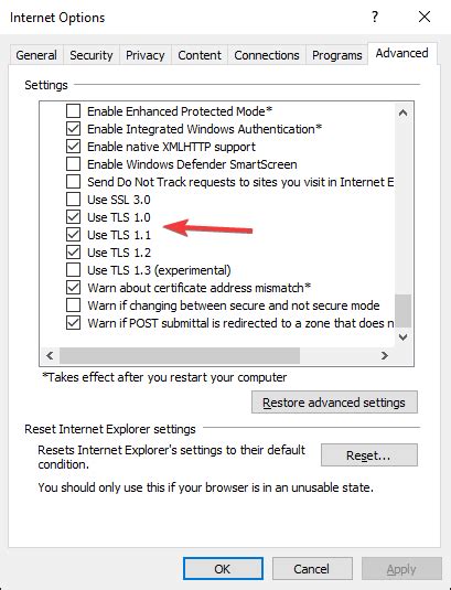 Soluci N La Configuraci N De Seguridad De Tls No Est Establecida En