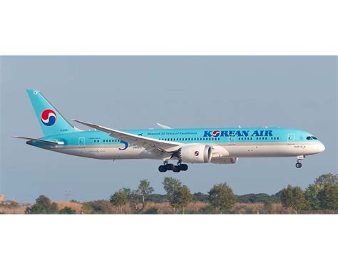 JetCollector JC WINGS KOREAN AIR B787 9 BEYOND 50 YRS W STAND