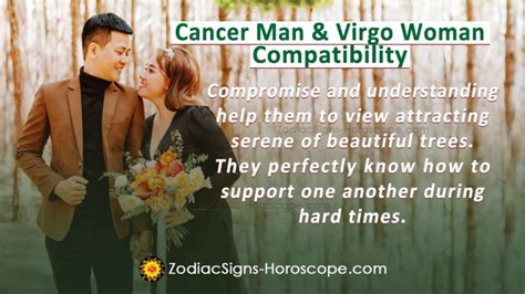 Cancer Man And Virgo Woman Compatibility In Love And Intimacy Zodiacsigns