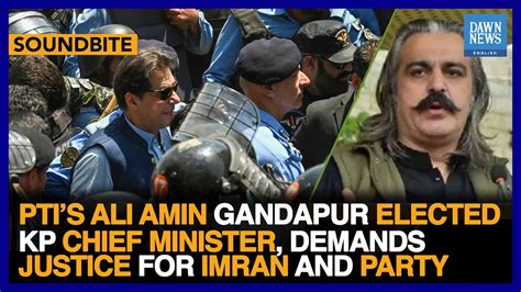 Newly Elected Kp Cm Ali Amin Gandapur Demands Justice For Imran Khan