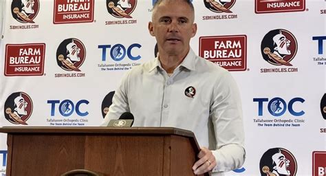 Live Updates Mike Norvell FSU Coordinators Monday Press Conference