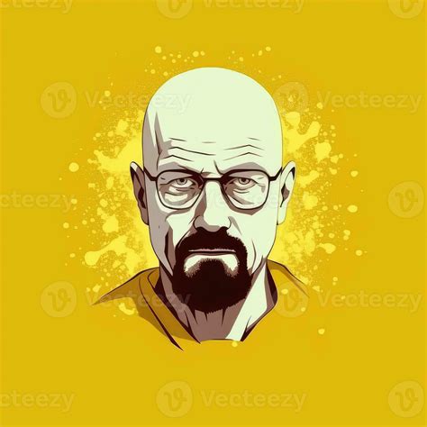 Heisenberg Walter White Vector Simple Illustration Breaking Bad Artwork