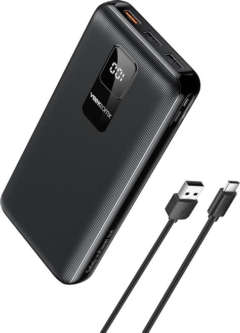 Veektomx Power Bank Mah W Pd Qc Usb C Powerbank Fast Charging