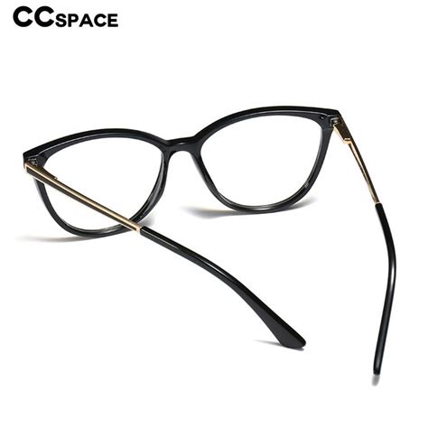 48107 Plastic Titanium Glasses Frames Retro Cat Eye Ultralight Men Wom Cinily