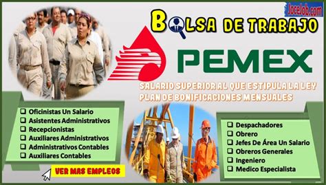 Petróleos Mexicanos Pemex Bolsa De Trabajo 2023 2024 Convocatorias