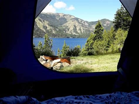 Camping Vado De Pancho En Villa Lago Meliquina Patagonia Argentina