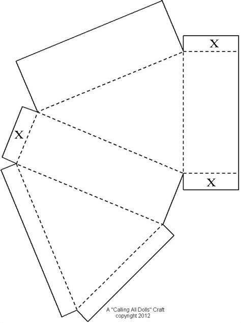 Caja Pirámide Azul Para Recuerdo Jallydesign in 2023 Knutselen doos