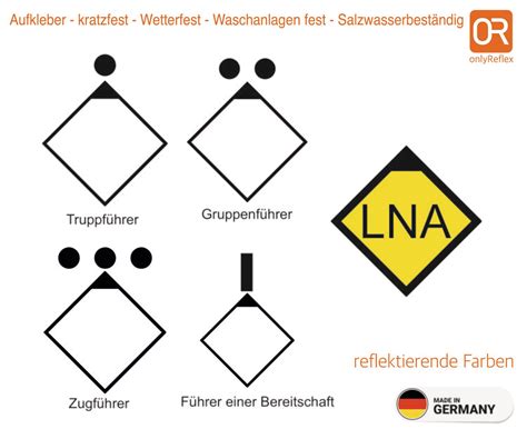 Taktische Zeichen Führungskräfte Aufkleber