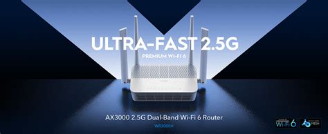 AX3000 2.5G Mesh Wi-Fi 6 Router, WR3000H 1.0 – Cudy