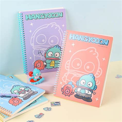 Hangyodon B Softcover Spiral Notebook Cute Cartoon Designs Ideal