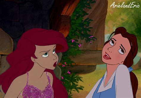 Another Ariel and Belle Fight - disney crossover Photo (26580069) - Fanpop