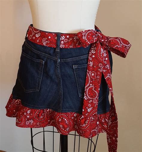 Upcycled Denim Apron Weallsew