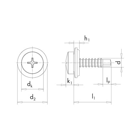 Viti Piasta Inox A Acciaio Zinco Lamellare Con Rondella H W Rth