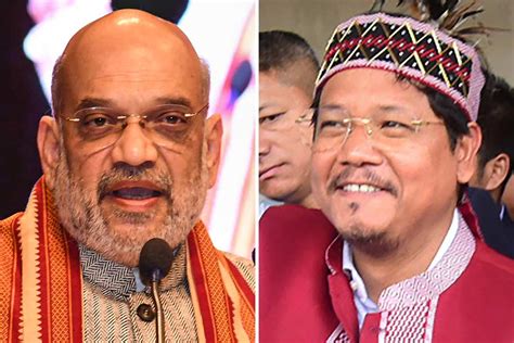 Meghalaya Assembly Election 2023 Conrad Sangma Calls Amit Shah For