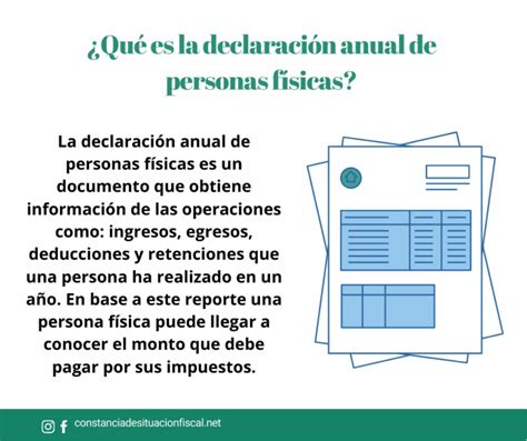 Declaración Anual Personas Físicas Qué Es Explicación