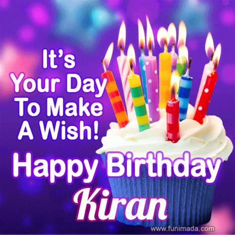 It S Your Day To Make A Wish Happy Birthday Kiran Funimada