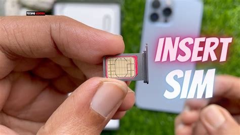 How To Insert Sim Card In Iphone Pro Max Youtube