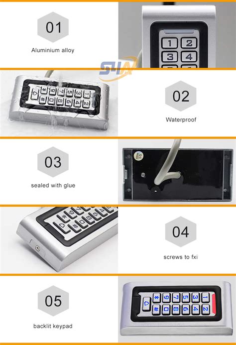 Oem Manufacturer Metal Outdoor Waterproof Keypad Rfid Touch Access