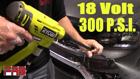 Ryobi 18 Volt Ez Clean Pressure Washer Is It Any Good For Car Washing