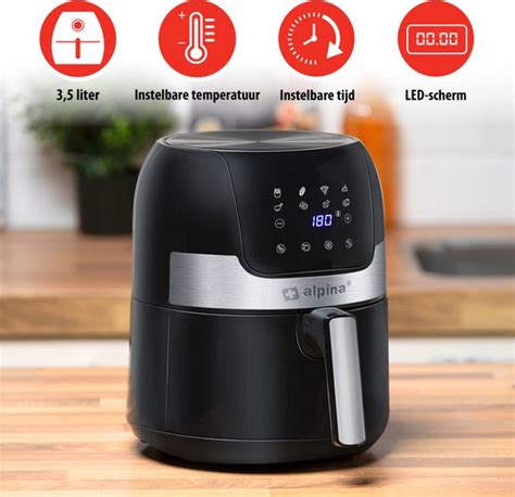 Alpina Airfryer Xl Hetelucht Friteuse L Tot C W