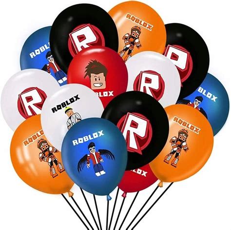 Balon Klasyczny Z Nadrukiem Na URODZINY ROBLOX 18 Szt Unicorn