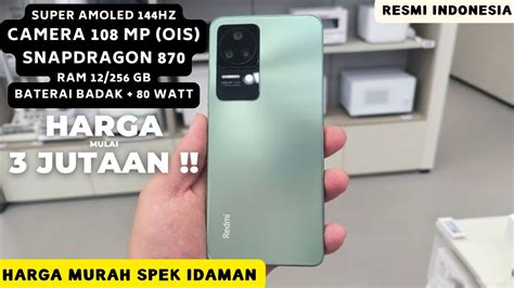 Udah Murah Spek Hp Ini Gila Banget Snapdragon Mp Hz