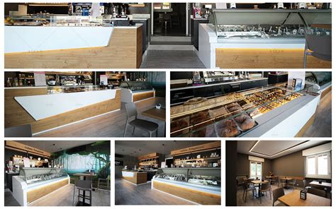 high quality wooden cafe coffee shop bar counter custom food counter ...