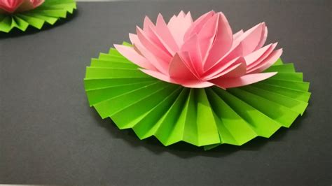 Cómo hacer Flor de Loto de papel Origami fácil YouTube