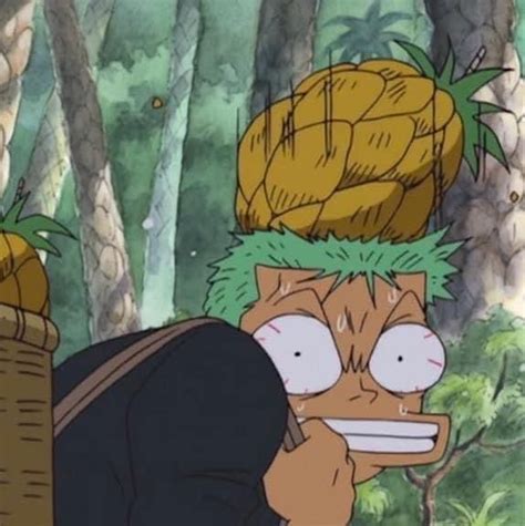 One Piece Funny Cartoon Character With Pineapples