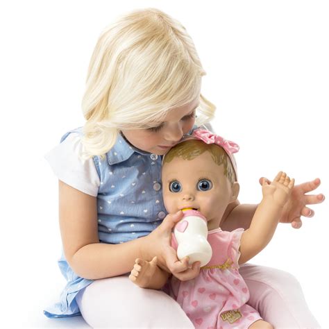 Responsive Baby Doll Blonde Hair With Realistic Expression Kids