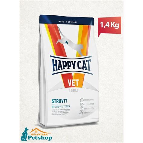 Jual Makanan Untuk Memecah Kencing Batu Struvit Kucing Happy Cat Vet